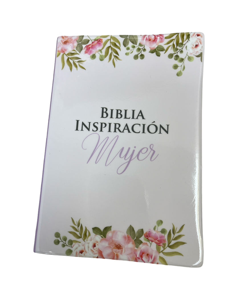 Biblia RVR60 Inspiración Vinyl Rosa Suave sin Indice