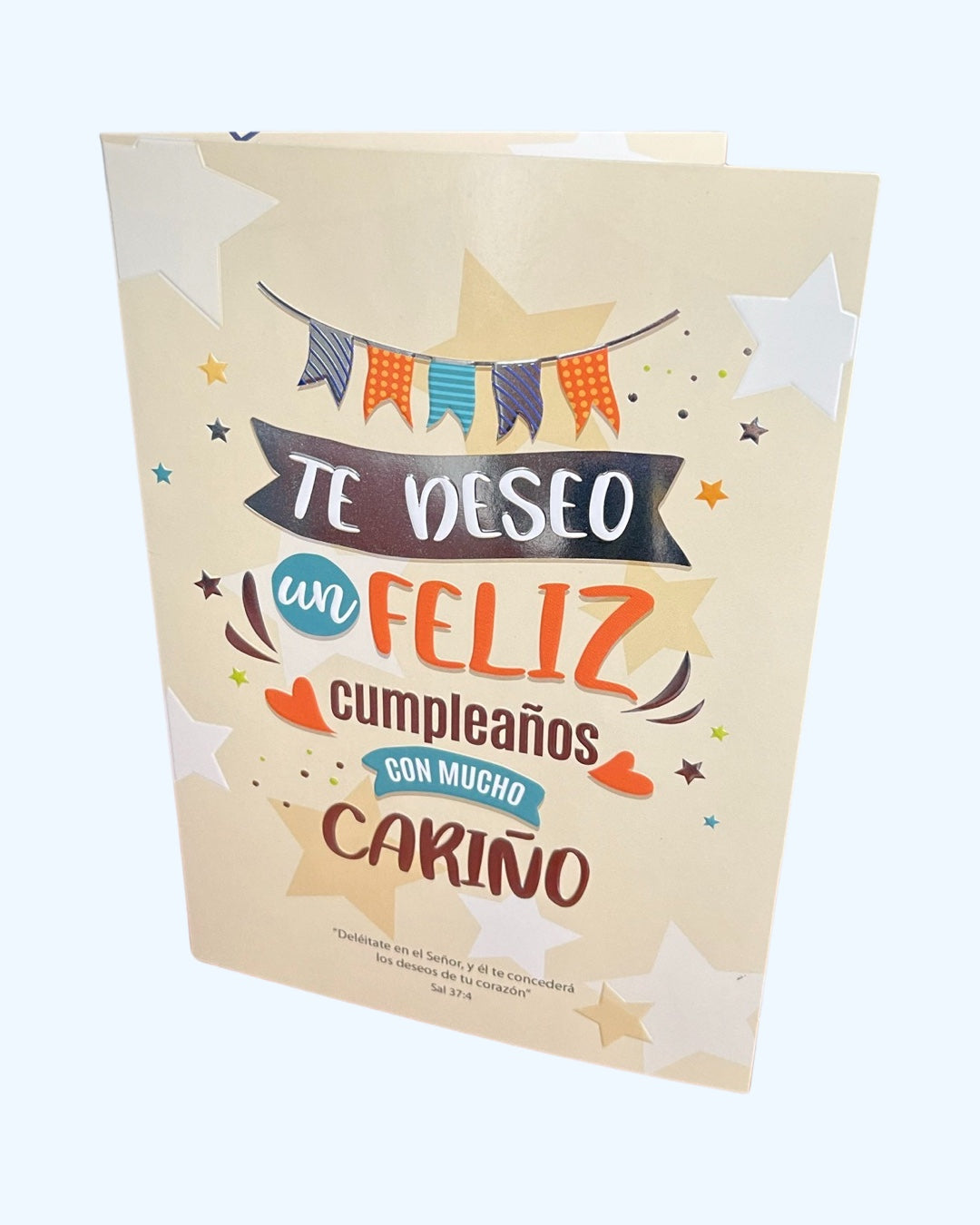 Tarjeta de Cumpleaños Salmo 37: 4 (BA-M-1608)