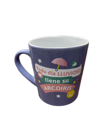 Taza Toda Ocasión con Emoticones “Lluvioso”