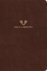 Biblia RVR60 del Ministro Edición Ampliada Caoba Imitación Piel