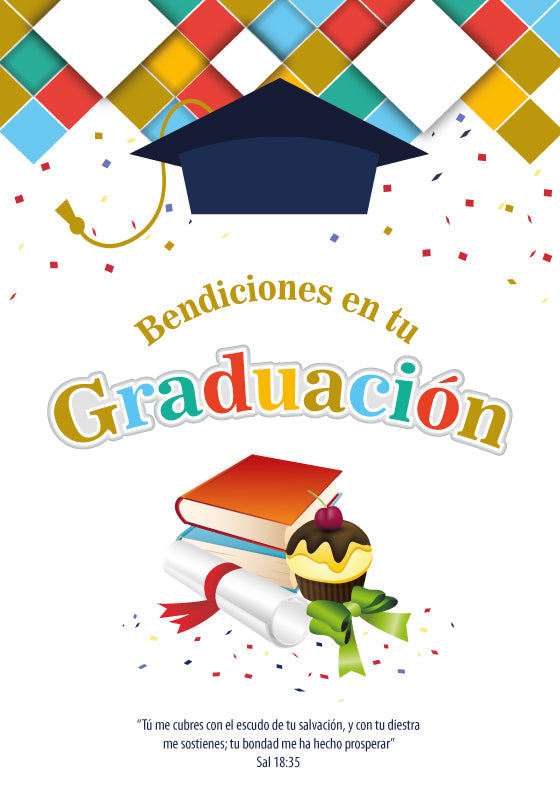 Tarjeta de Saludo-Bendiciones en tu Graduación (BA-E 452)