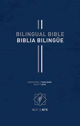 Bilingual Bible Hardcover/ Biblia bilingüe NLT/NTV Tapa Dura