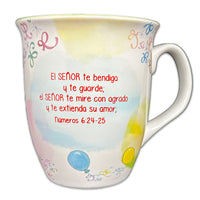 Taza Precious Moments: "Felicidades" Números 6:24-25