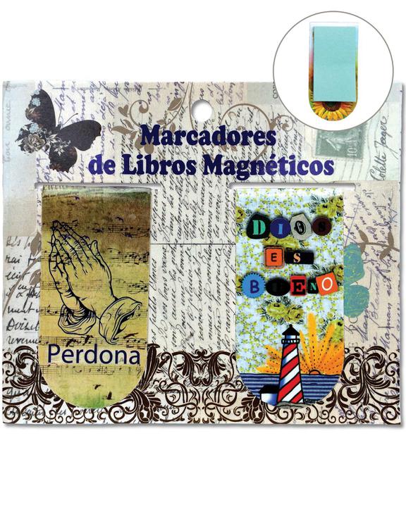 Separador Magnetico "Perdona-Dios Es Bueno" (2 Por Paquete)