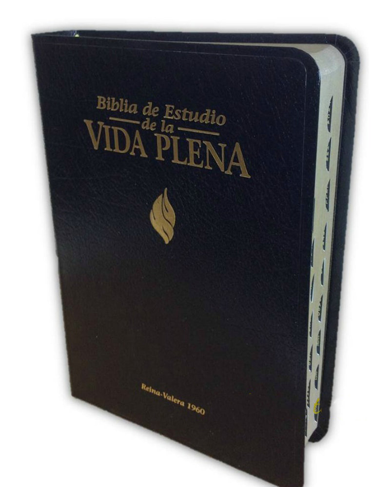 Biblia Rvr60 Vida Plena De Estudio Imitacion Piel Con Indice