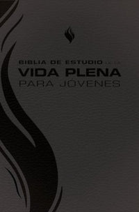 RVR 1960 Biblia de Estudio de la Vida Plena Para Jóvenes, Piel Negro Sin Indice