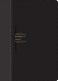 Biblia De Estudio Diario Vivir Rvr60 Negro/Onice Nueva Edicion Con Indice