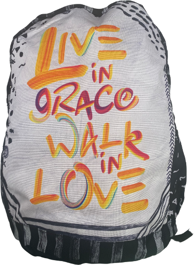 Mochila Live In Grace Walk In Love